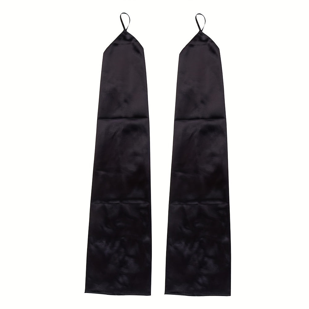 Women's Satin Opera Gloves Flapper Prom Vintage Accessories 1 Pair