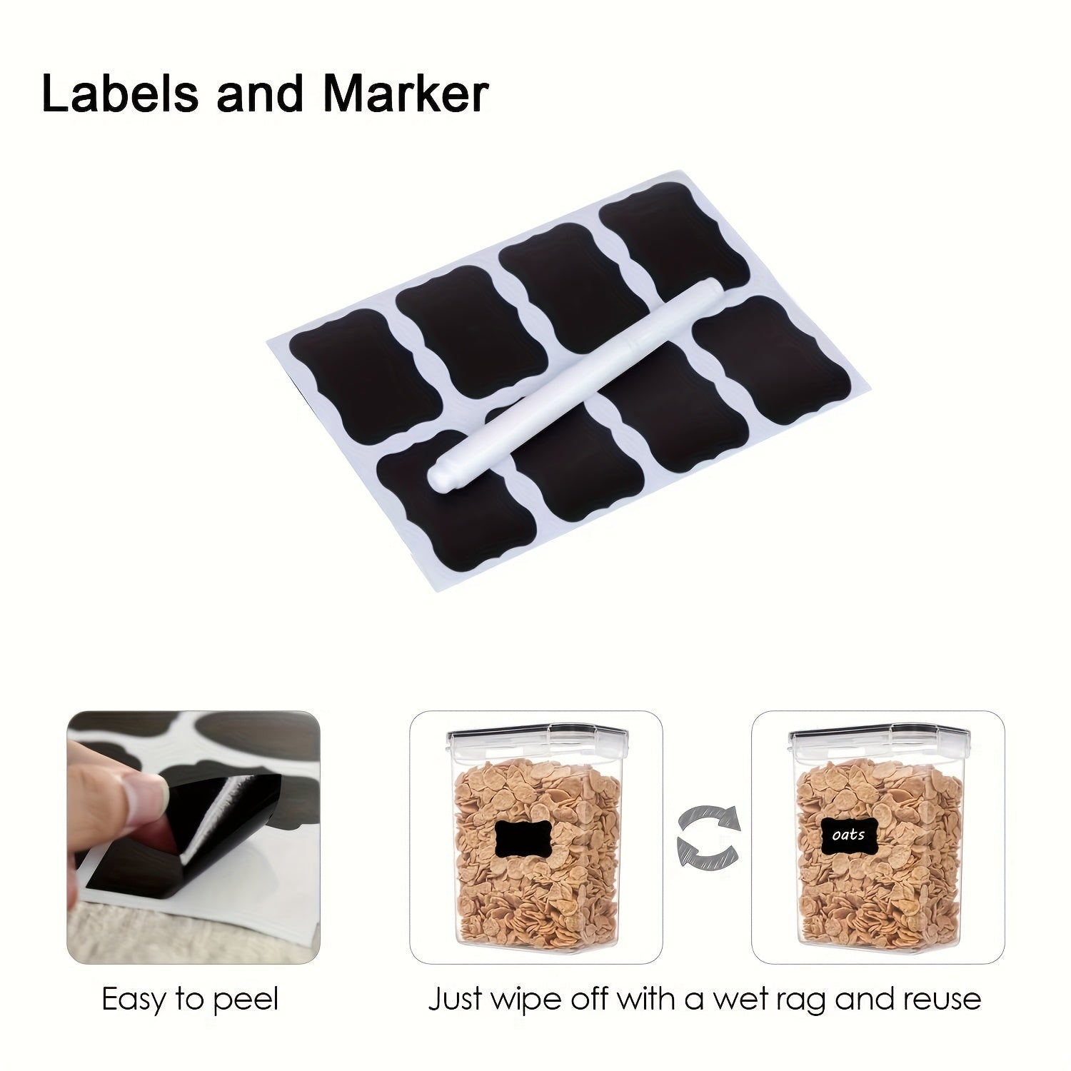 6 or 12 Pcs Food Storage Containers Set 1.6L Airtight BPA-Free Plastic Kitchen Organizer