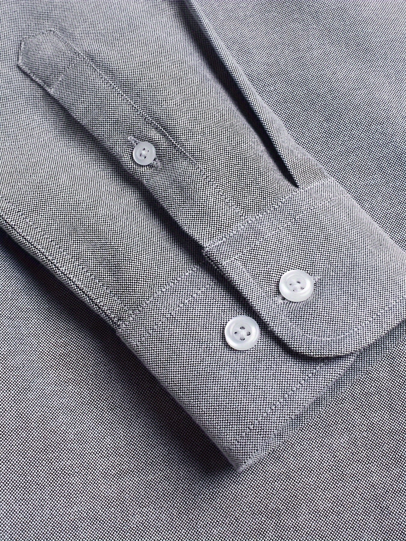 Men's Slim Fit Cotton Blend Oxford Shirt Long Sleeve Solid Casual Office Wear