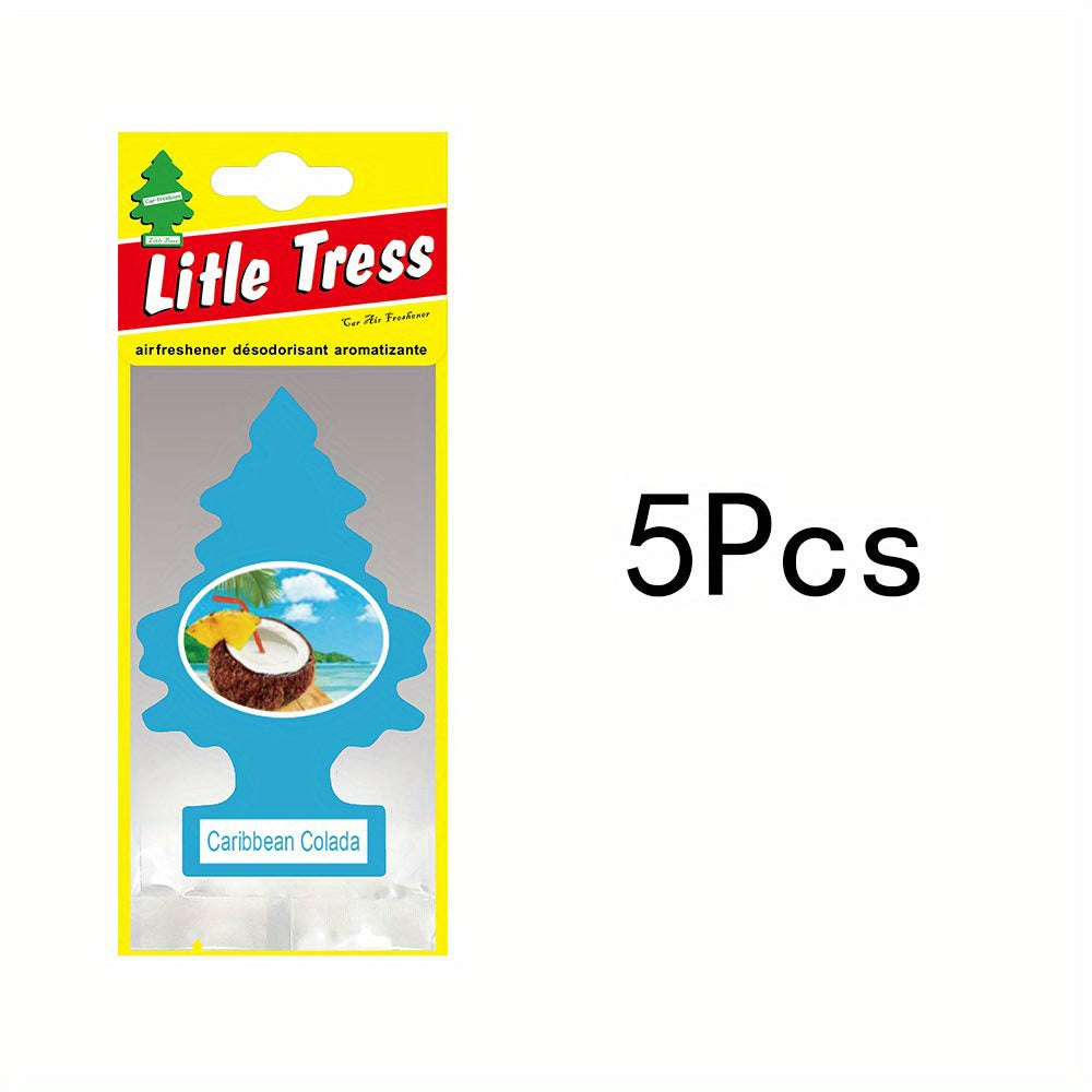 Car Air Freshener Hanging Paper Tree for Home or Vehicle Scented Decor