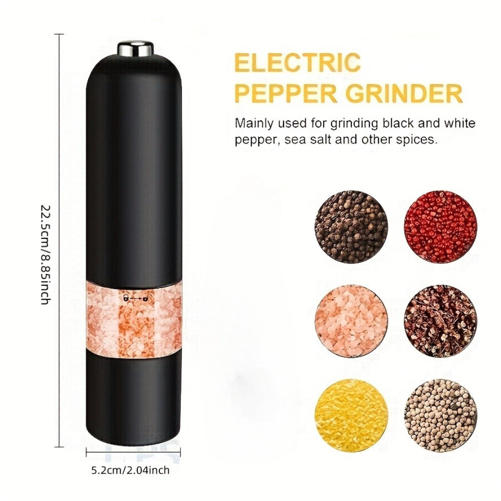 Sozlanadigan qattiqlik bilan tuz va murch uchun elektr ziravorlar maydalagichi, pishirish va BBQ uchun ideal. Bayramingiz muborak, Eid Al-Adha! 