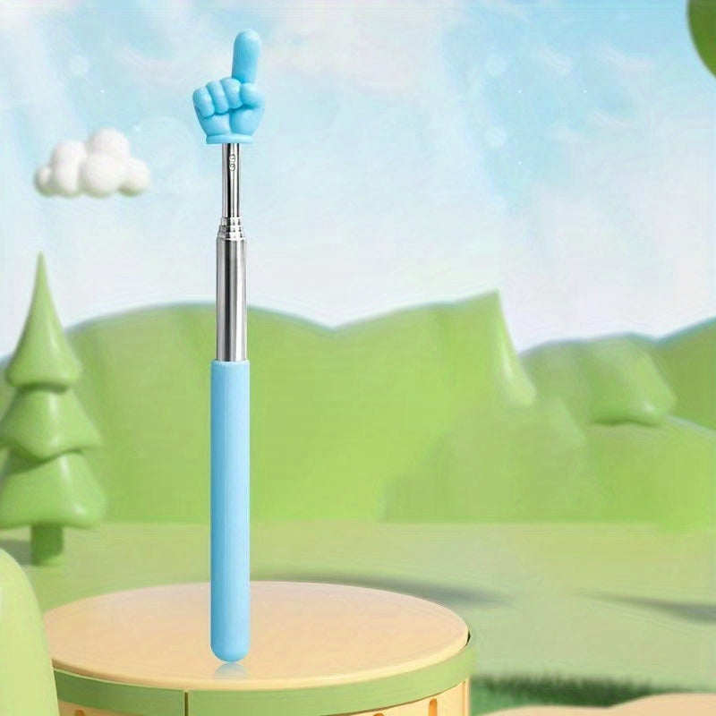 1 dona Telescopic O'qituvchi Ko'rsatgichi Boshlang'ich va Maktabgacha Ta'lim O'qituvchilari uchun, Turli Ranglarda Sinf Ta'minotlari.