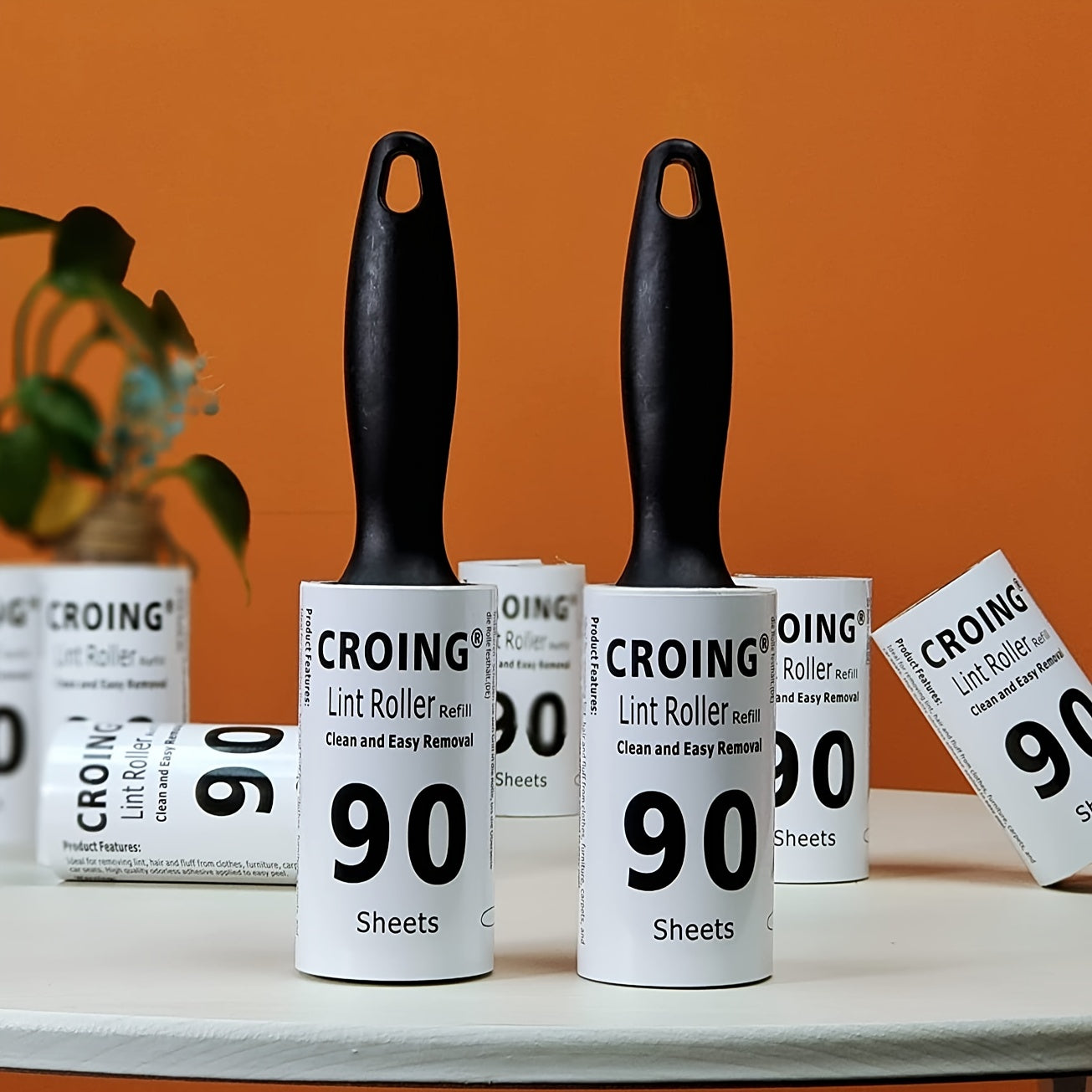 720 varaqlik qayta ishlatiladigan lint roller, uy hayvonlari tuklarini mebel, avtomobil, kiyimlardan olib tashlash uchun