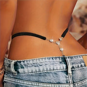 Women’s Body Chain Adjustable Bikini Jewelry Stretch Waist Chain for Parties and Gifts