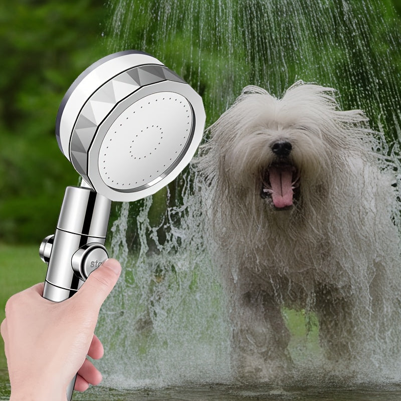 High Pressure Turbo Shower Head with Water Saving Filter for Bathroom and RV