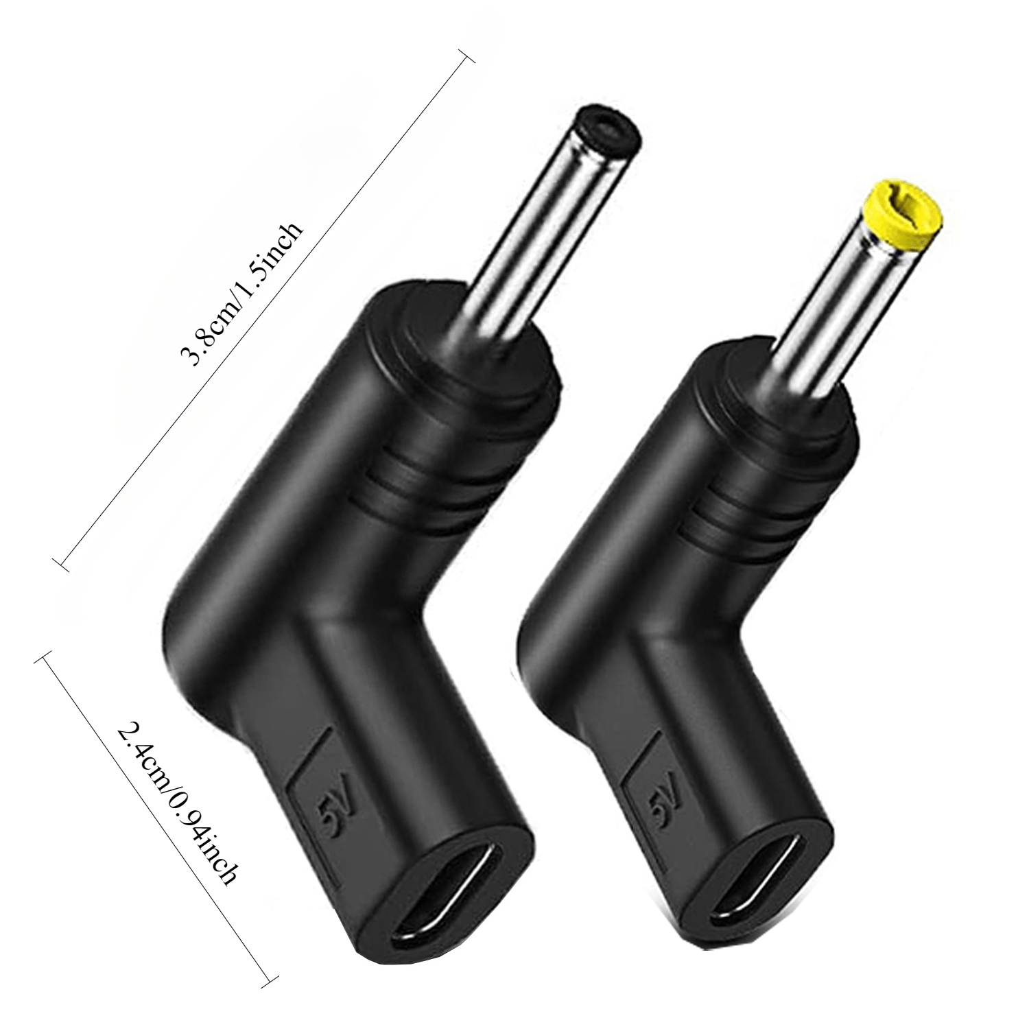 Adaptador de corriente USB-C a DC 5V para portátiles, enrutadores, bancos de energía, iluminación LED, altavoces
