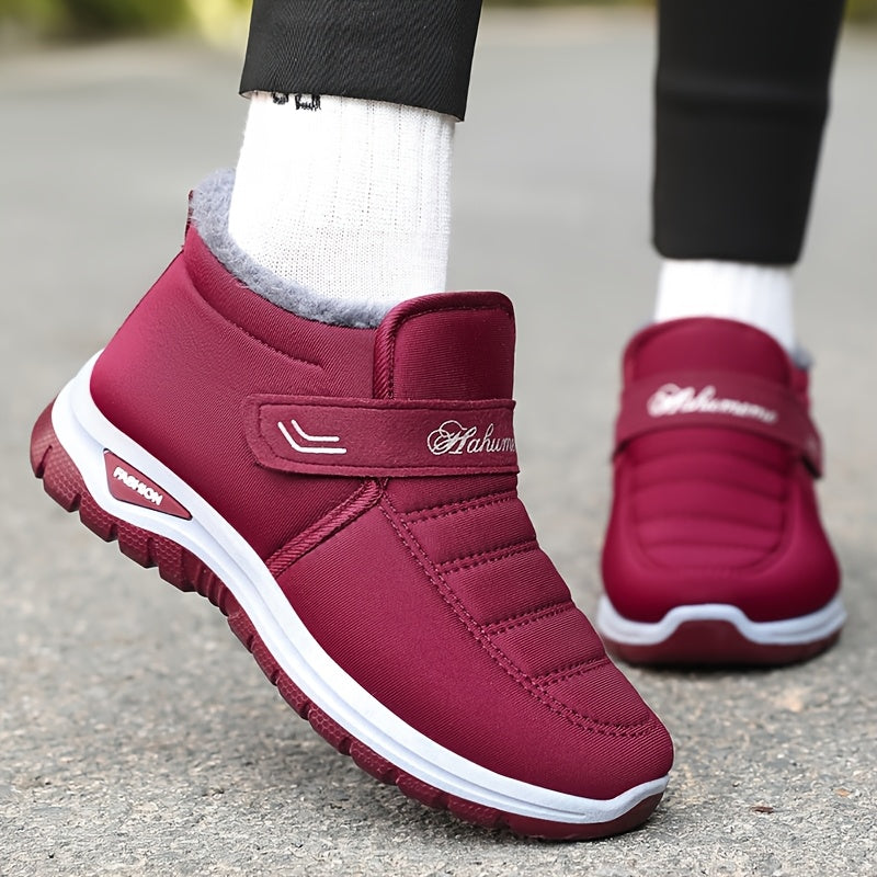 Women's Winter Snow Boots Slip-On Warm Waterproof Lightweight