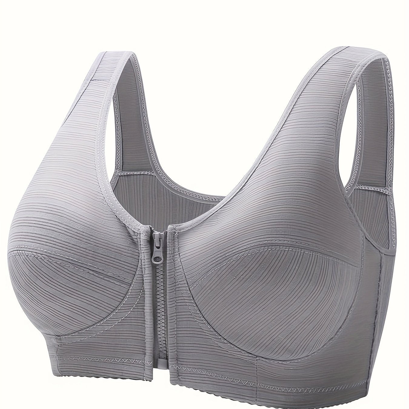 EssElegance Женский Бралет: Передняя застежка, без подкладки, пуш-ап, однотонные цвета.