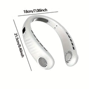 Portable USB Fan with 5 Adjustable Speeds, Rechargeable Battery, Lightweight Ergonomic Design for Travel and Outdoor Use