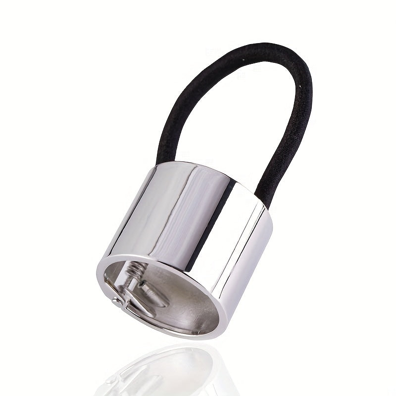 Women's Gold Hair Tie with Korean-Inspired Design for Elegant Hairstyles