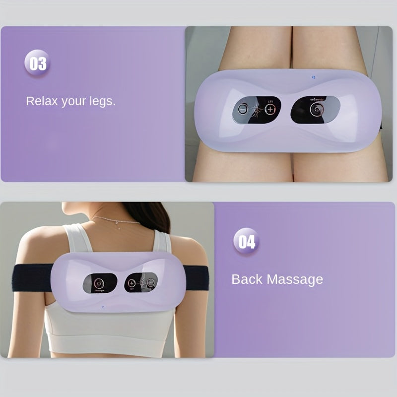 Elektr bel orqa massajatori, qorin, oyoq va orqa uchun sozlanadigan vibratsiya bilan.