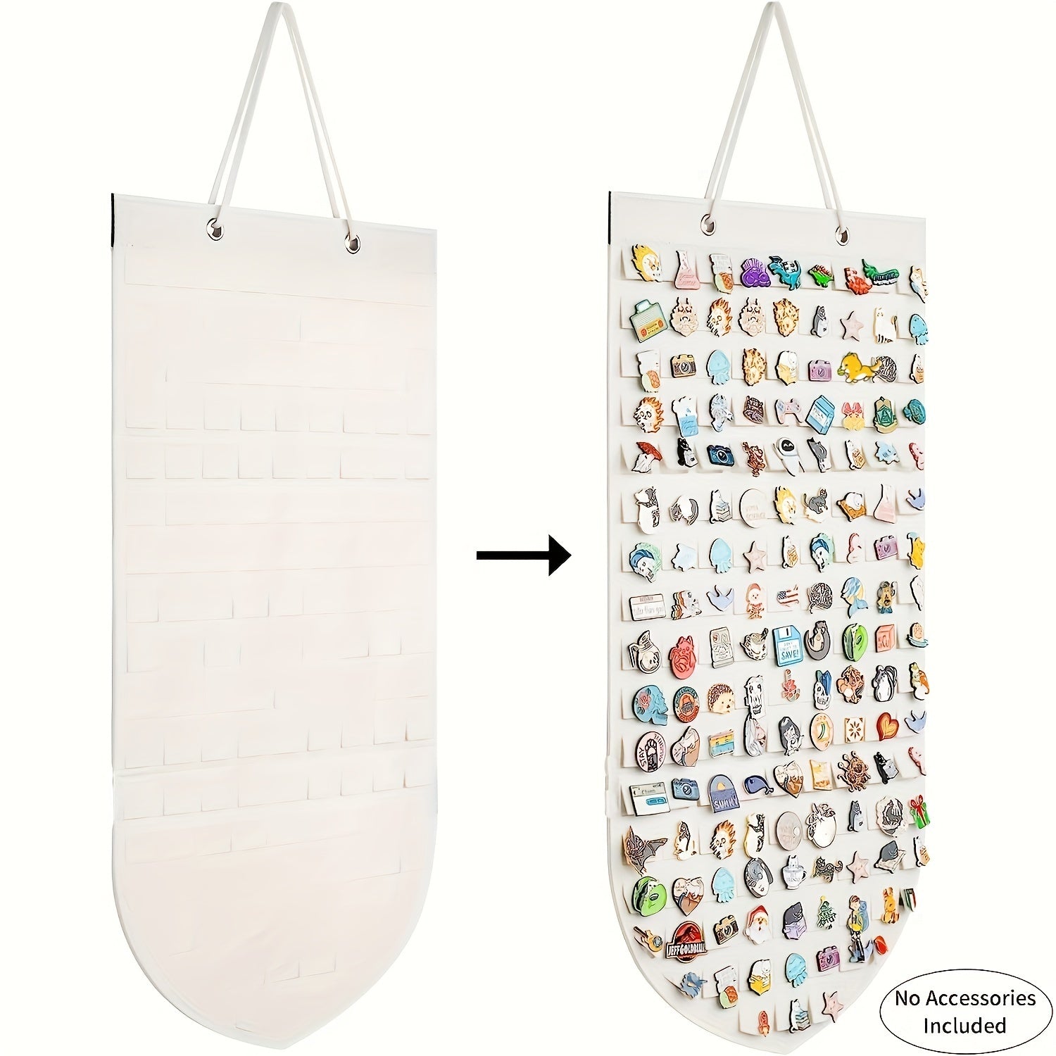 Jewelry Storage Bag for Hanging Brooch Pins and Lapel Pins Wall Organizer