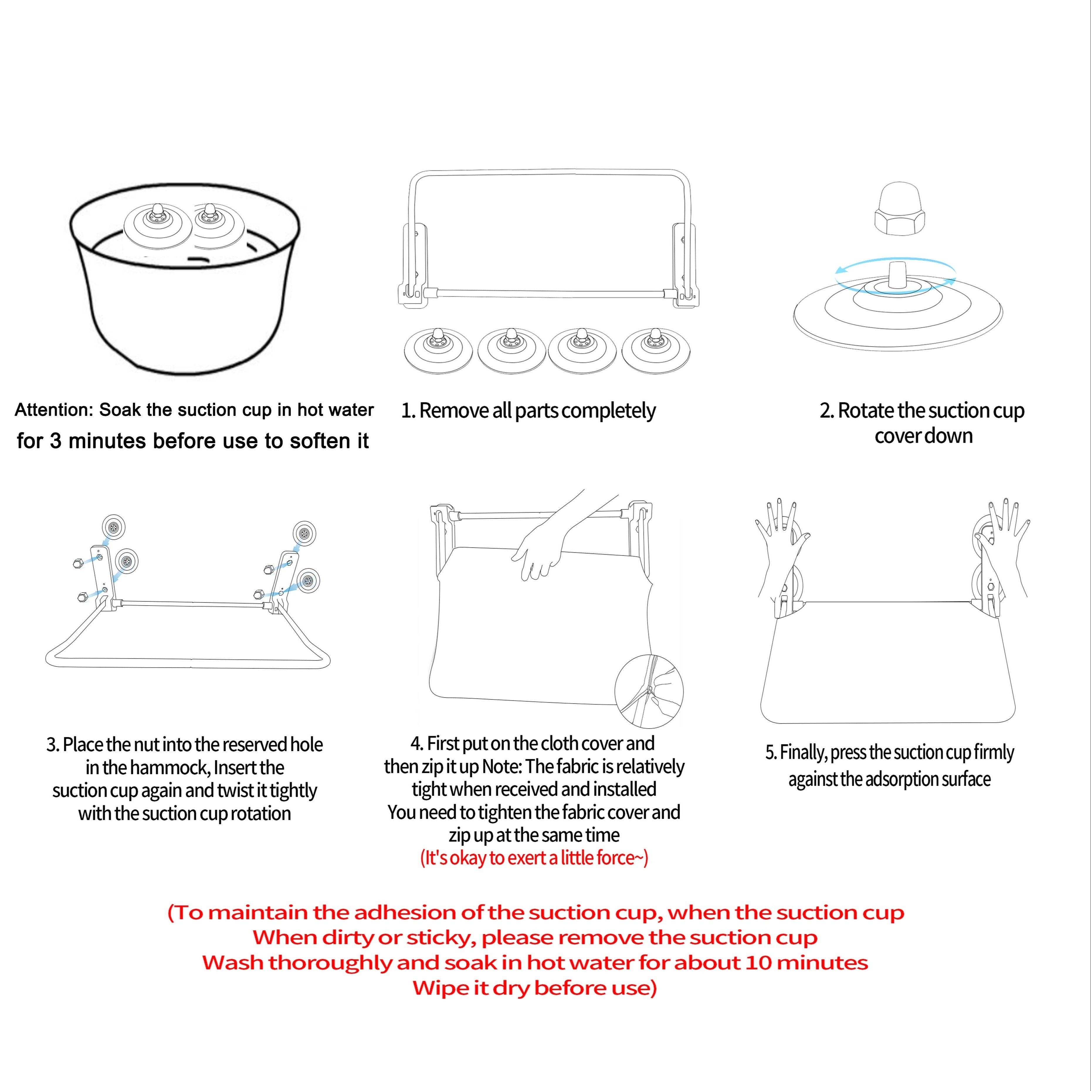 Foldable Cat Window Perch Hammock with Steel Frame Suction Cups Reversible Indoor Sunbathing Bed