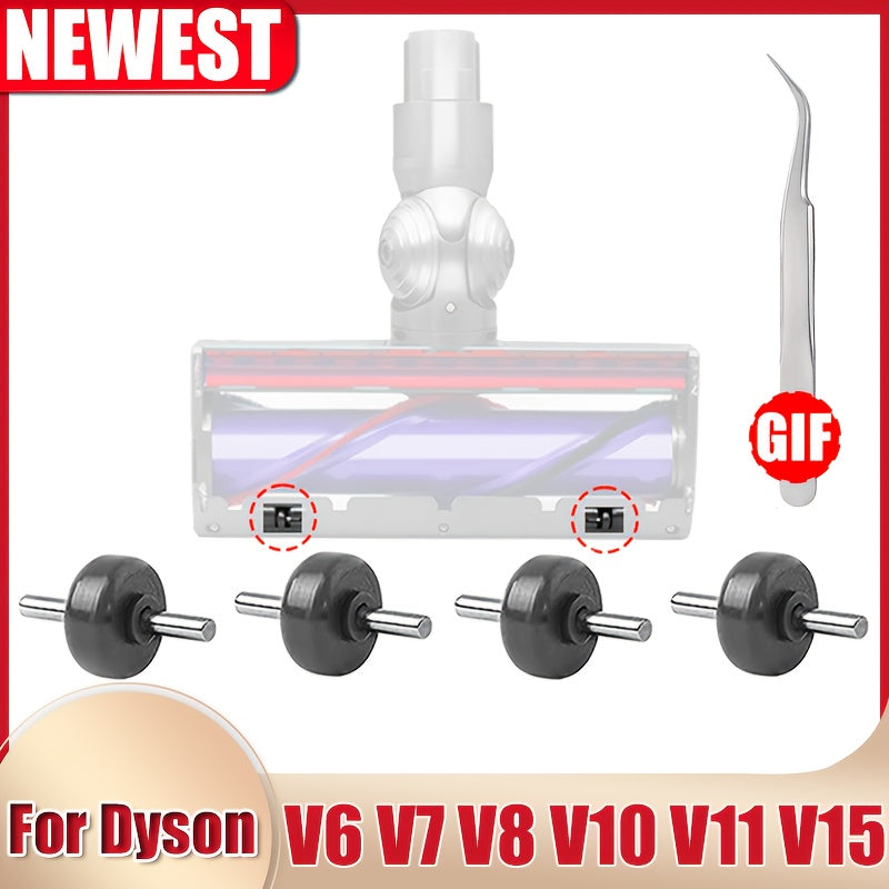 Dyson Soleplate g'ildiraklari V6-V15, DC58-DC62, To'g'ridan-to'g'ri haydovchi tozalovchi bosh (yumshoq rolik bosh emas) bilan mos keladi.