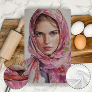 Two-Piece Floral Kitchen Towels Ultra-Soft Absorbent 40x60cm Holiday Decor
