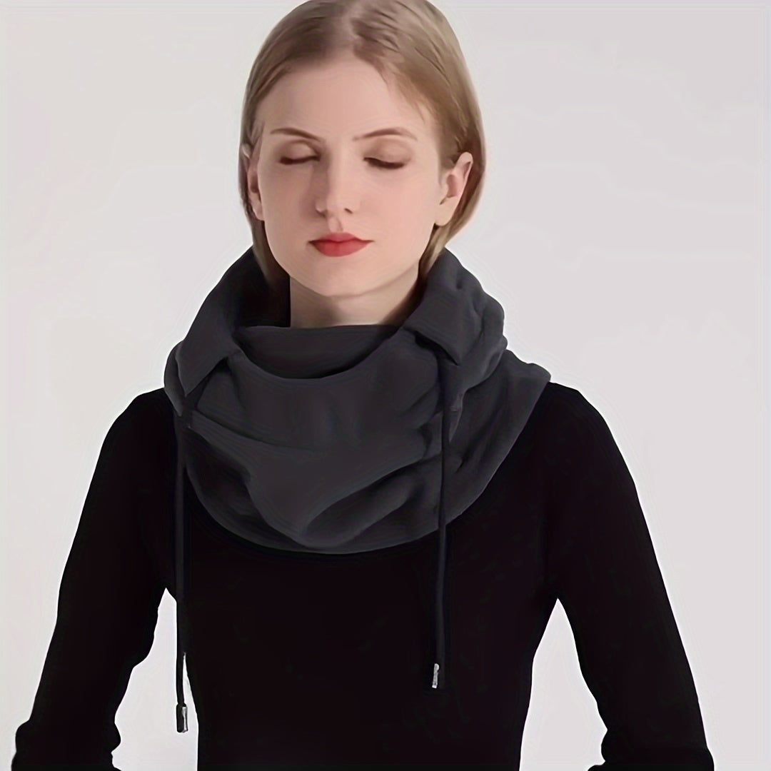 Qish Balaklava 3-in-1 changyutgichli changyutgichli shlyapa sharf bo‘ynini isituvchi nafas oladigan polyester