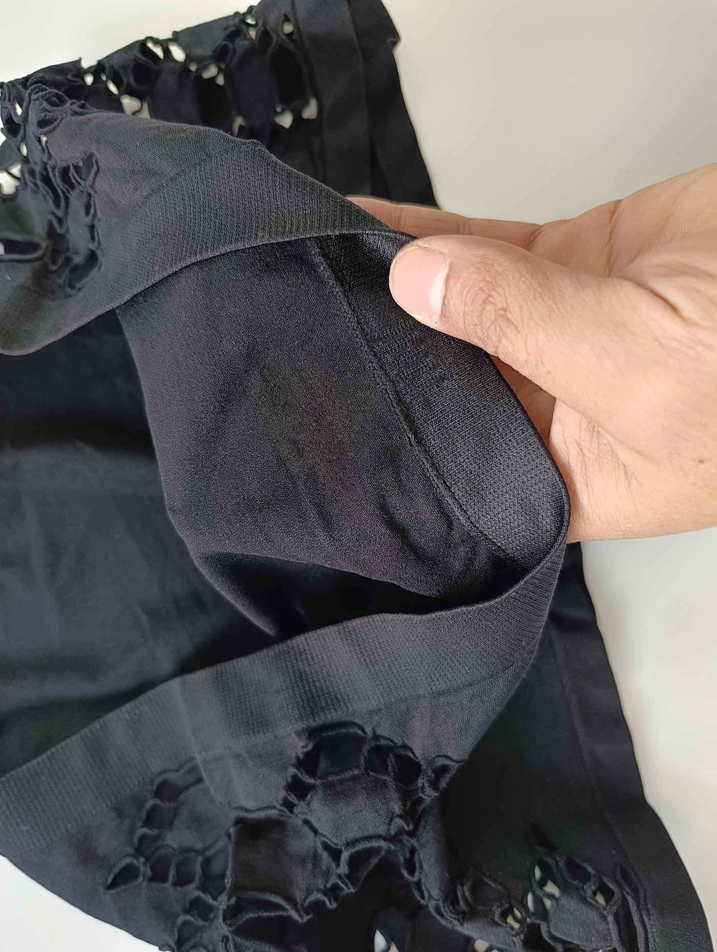 Plus Size Women's Sports Boyshorts Breathable Mesh Semi-Sheer Panties 3-Pack