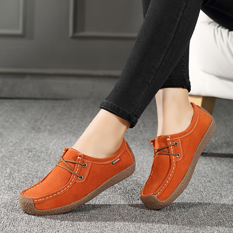 Women's Lightweight Lace-Up Loafers for Casual Wear on King's Day
