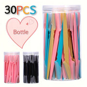 ko‘p rangli qoshlarni tozalash uchun set, xavfsizlik pichog‘i bilan soch olib tashlash trimmeri