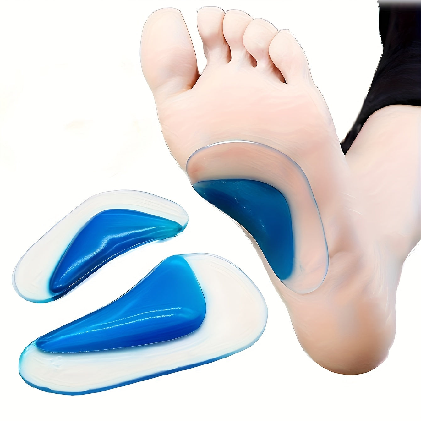 Unisex Silicone Forefoot Cushions Breathable Non-Slip High Heel Pads