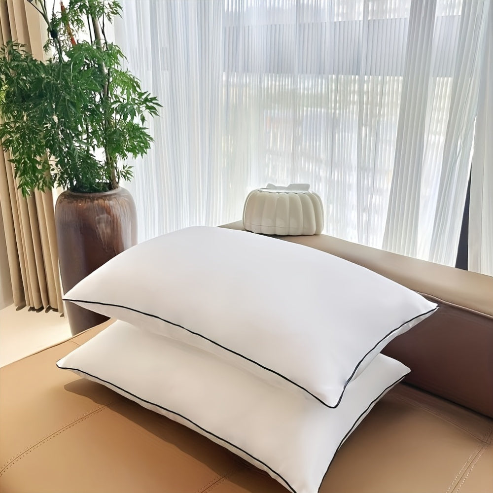Polyester Fiber Pillow Core White Medium Firm for Adults
