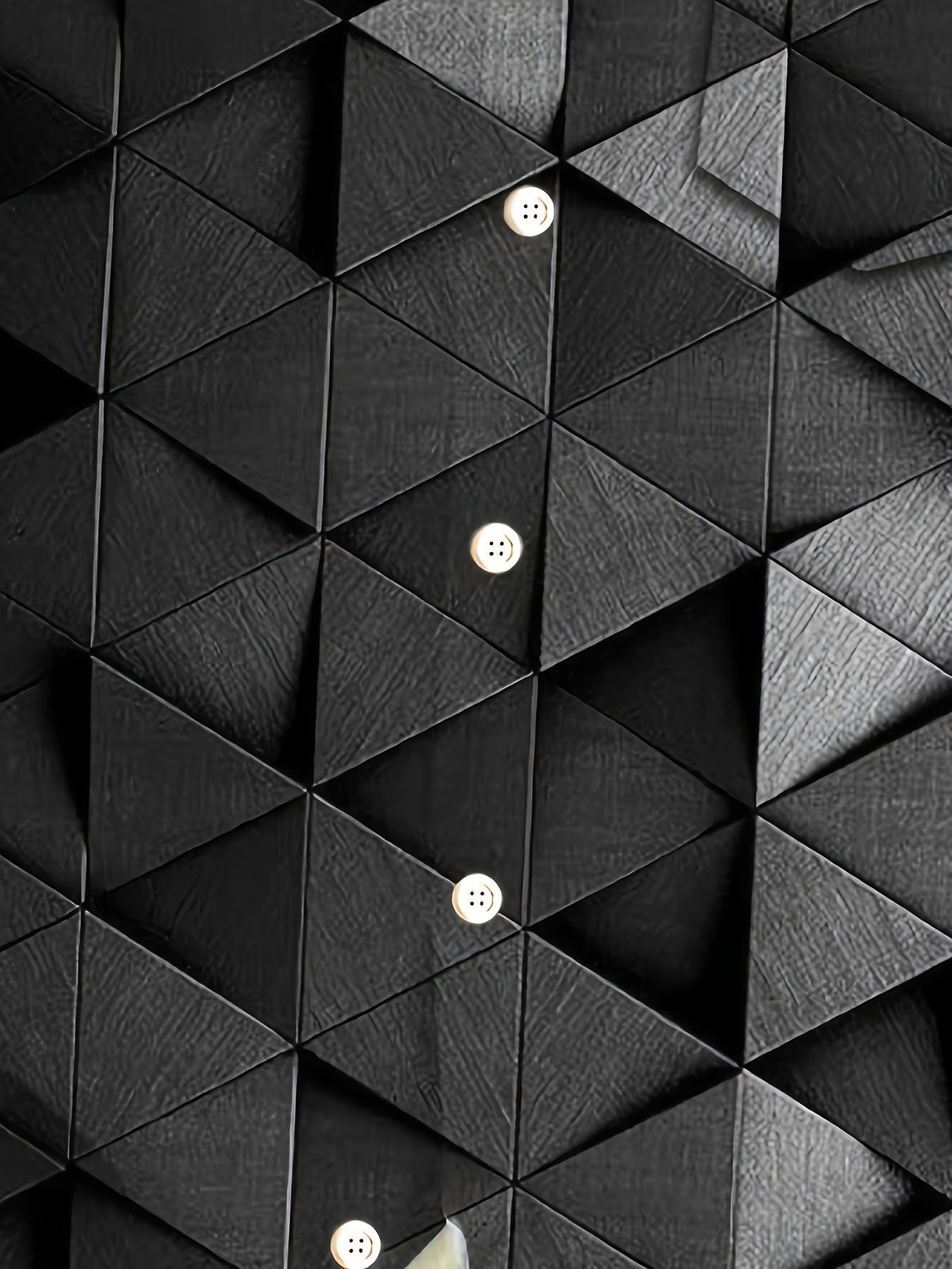 Camisa de manga corta de verano para hombre de tallas grandes con patrón geométrico tejido