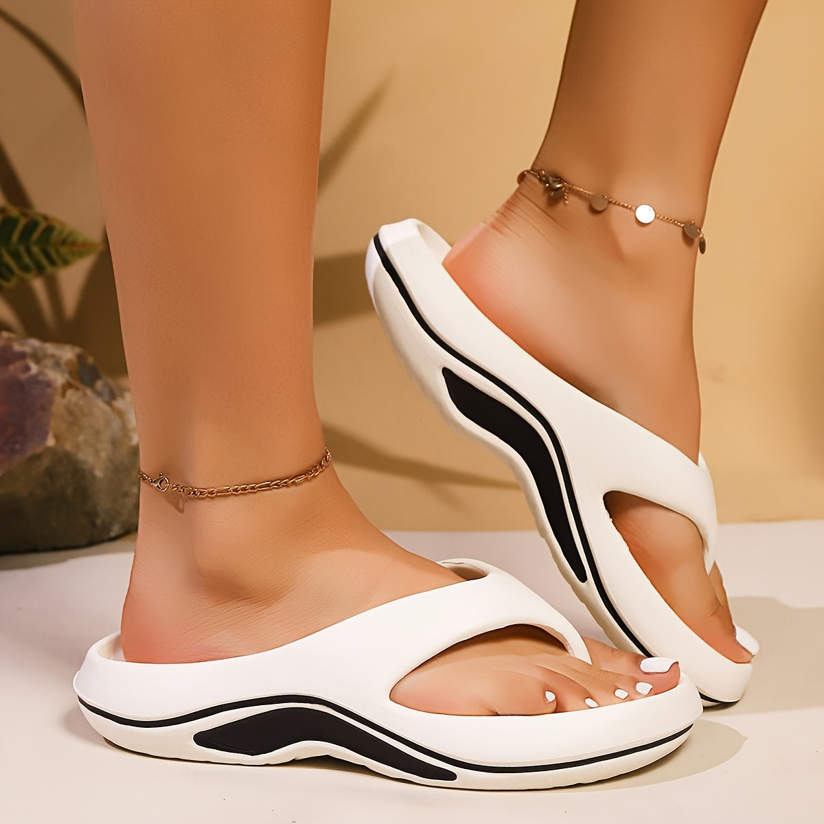 Women's Slip-On Casual Shoes Lightweight EVA Sandals Breathable All-Season