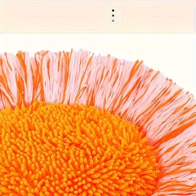 Quruq va nam tozalash uchun 3 ta quyosh guliga o‘xshash mop mato to‘plami