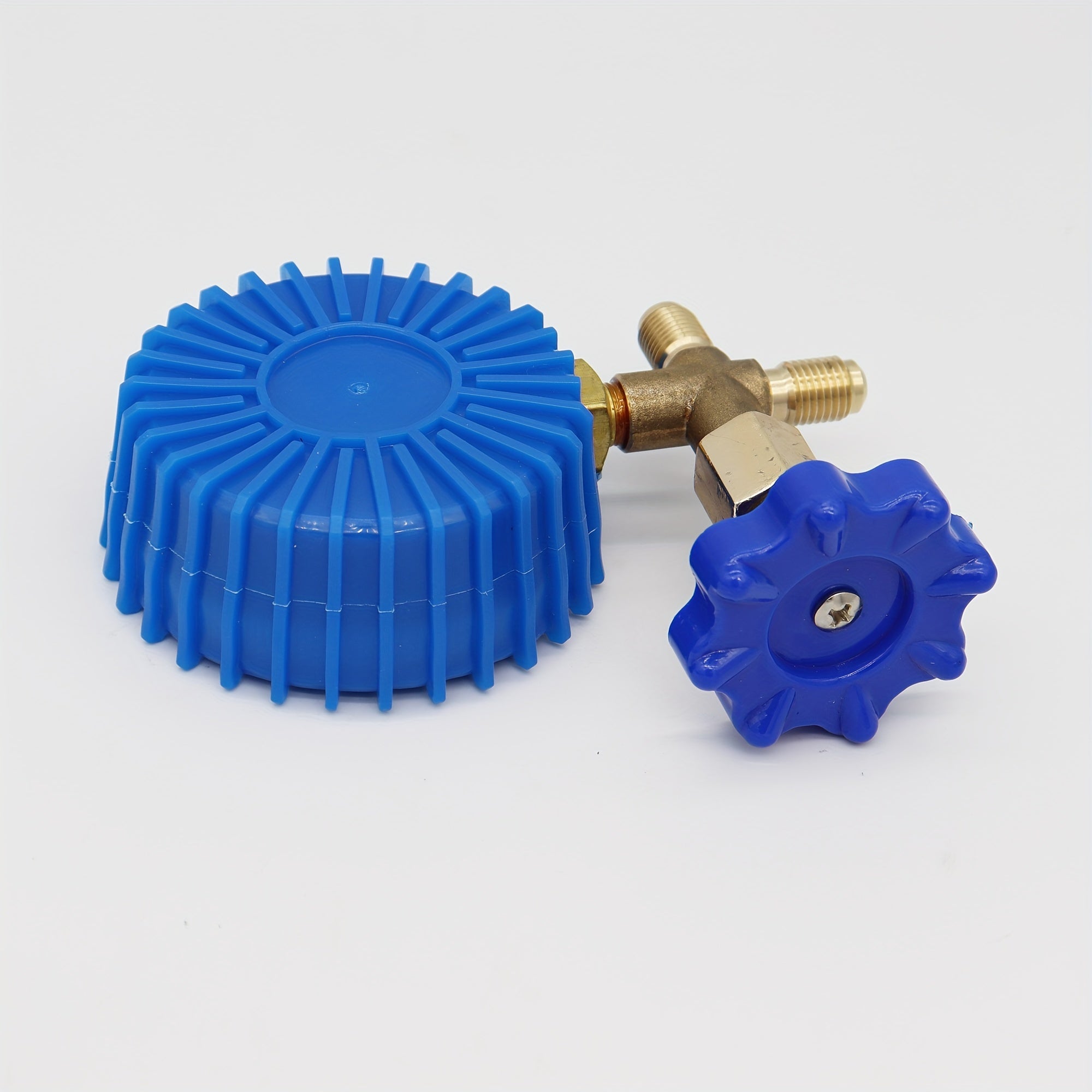 A/C Charging and Diagnostic Tool Copper Refrigerant Recharge Pressure Gauge for Air Conditioning