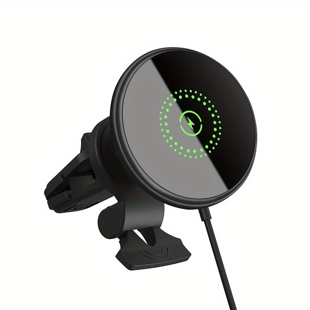 Wireless Car Charger Mount for iPhone 14 15 Pro Max Fast Charging Air Vent