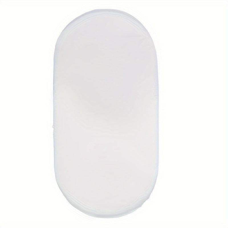 Soft Satin Bassinet Sheet for Newborns and Infants Hair-Protecting Cradle Pad in White Black Navy Pink Light Grey Light Purple