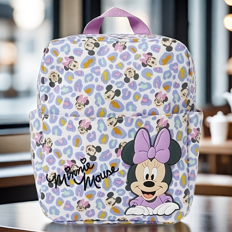 Ayollar uchun ko‘p funksiyali sumka, yengil, hayvonot bosma, naylon, zip yopilishi, sozlanadigan kamarlar, binafsha va qora