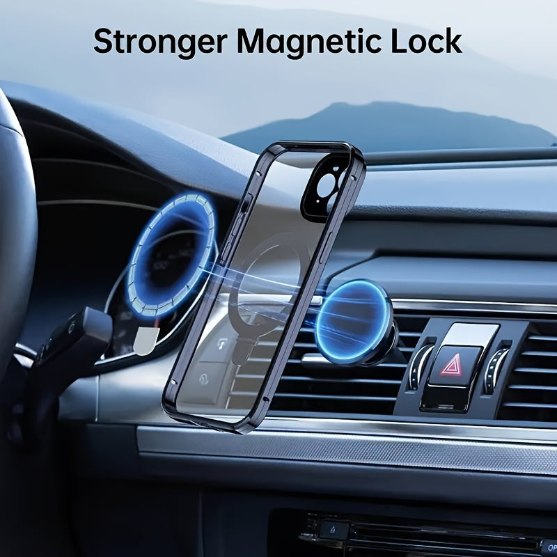 3-Piece iPhone 16-12 Pro Max Plus Accessories Set Phone Case Screen Protector Camera Protector Magnetic Wireless Charging