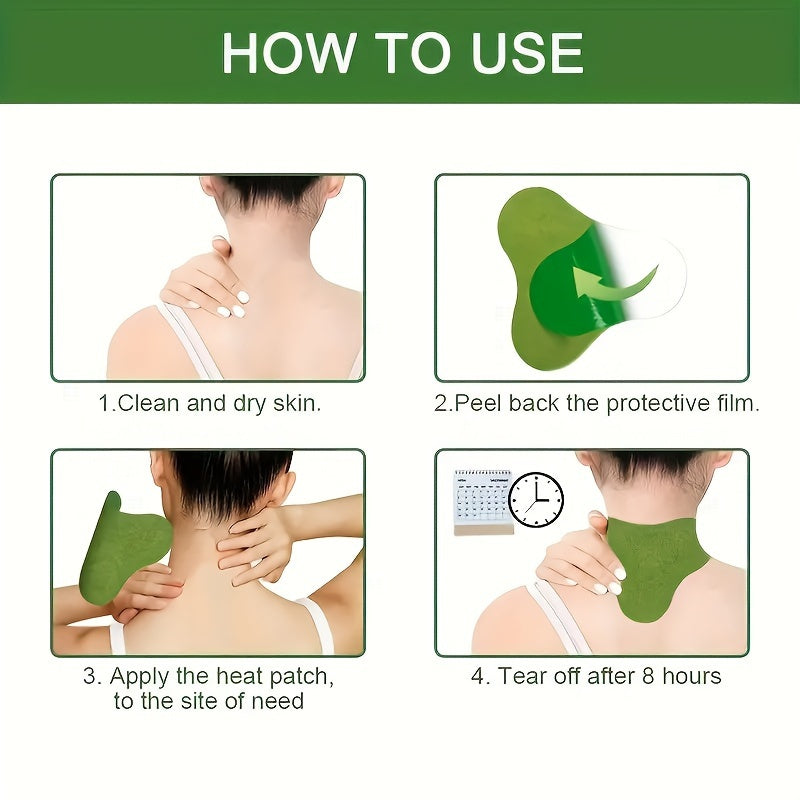 Herbal Mint-Infused Neck Patch Deep Heating Relief Up to 8 Hours