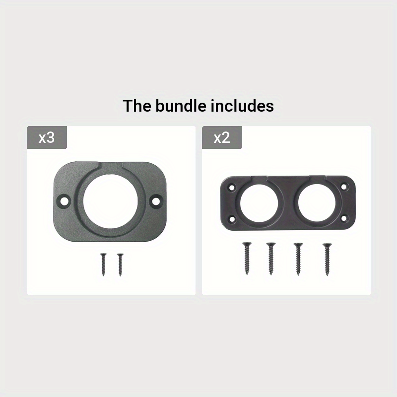 Car USB Charger with Voltmeter Panel Marine Cigarette Lighter Socket Mount