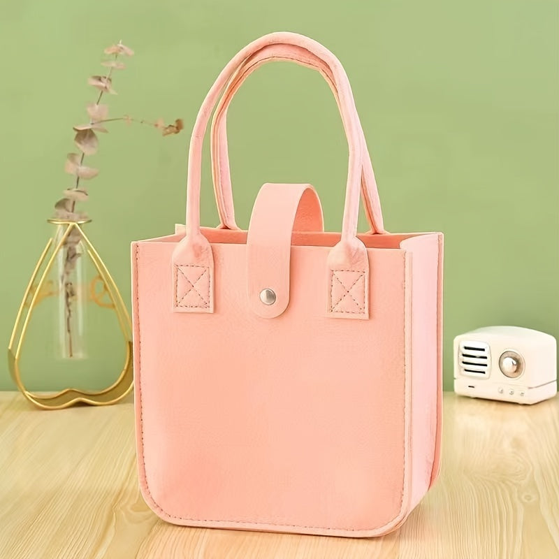 Women's Handbag with Cartoon Character Design, High-Quality Textile, Perfect for Shopping and Gifting