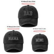 3-Pack Polyester Baseball Caps for Teens Ramadan Flags Embroidered Slogan Lightweight Breathable All-Season