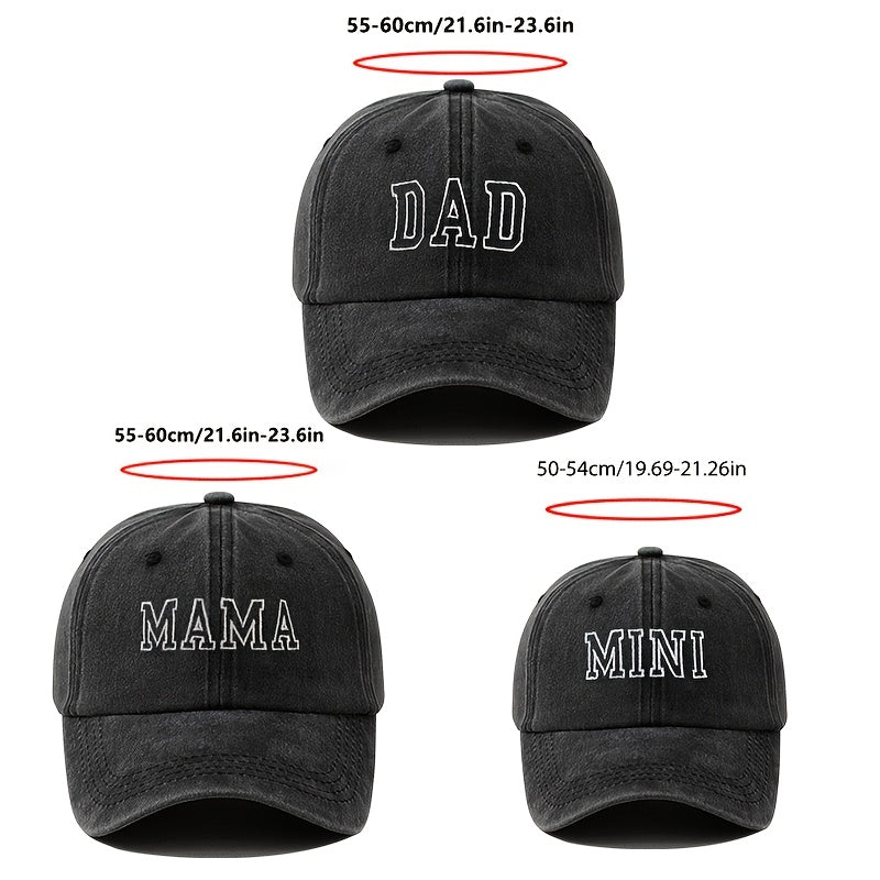 3-Pack Polyester Baseball Caps for Teens Ramadan Flags Embroidered Slogan Lightweight Breathable All-Season