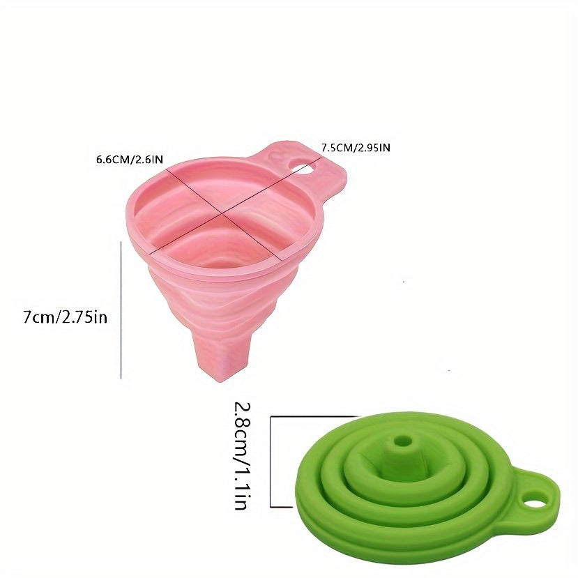 Silicone Collapsible Funnel Multi-Functional Portable Kitchen Filter