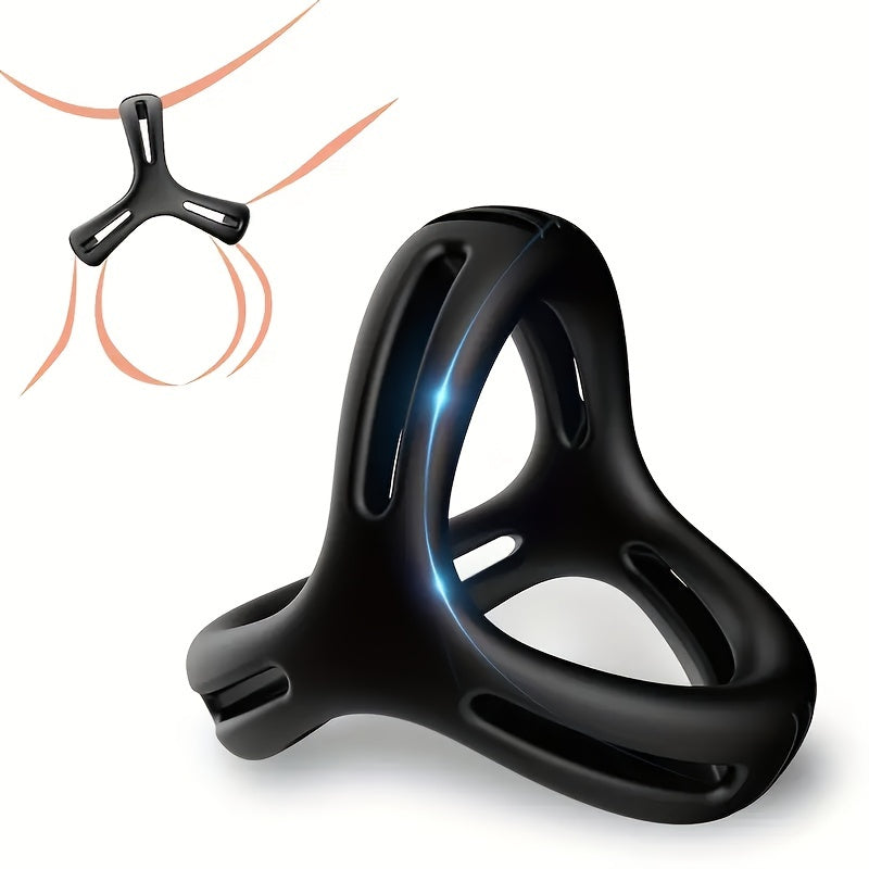 Men Silikon Penis Cock Ring Kechiktiruvchi Ejakulatsiya Jinsi O'yinchoq Sperma Yopqichi