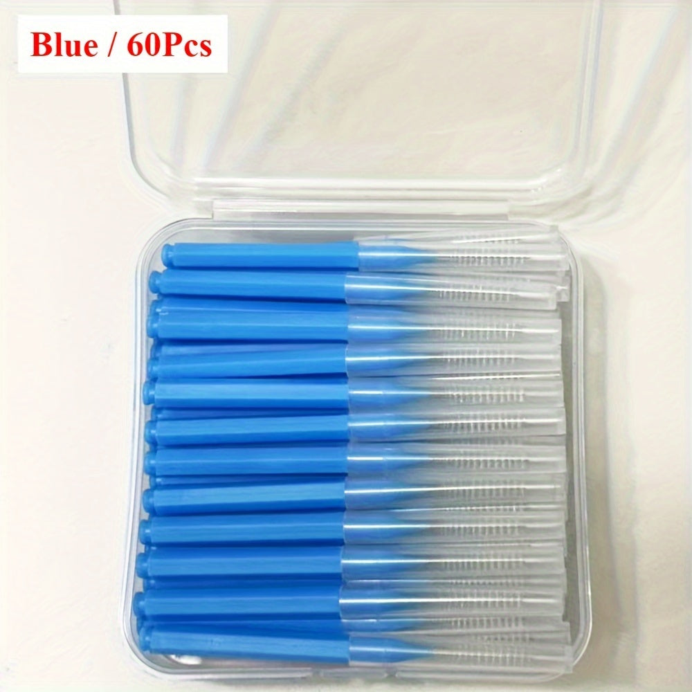 Interdental Brushes 60/120pcs Dental Flossing Tools for Oral Hygiene