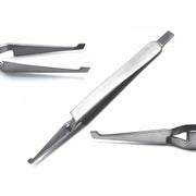 Stainless Steel Precision Tweezers with Fine Tip and Reverse Action