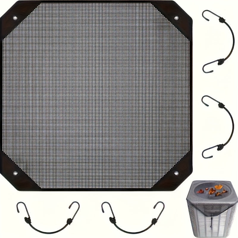 Outdoor Air Conditioner Cover Waterproof PVC Mesh Windproof Dust Cold Protection