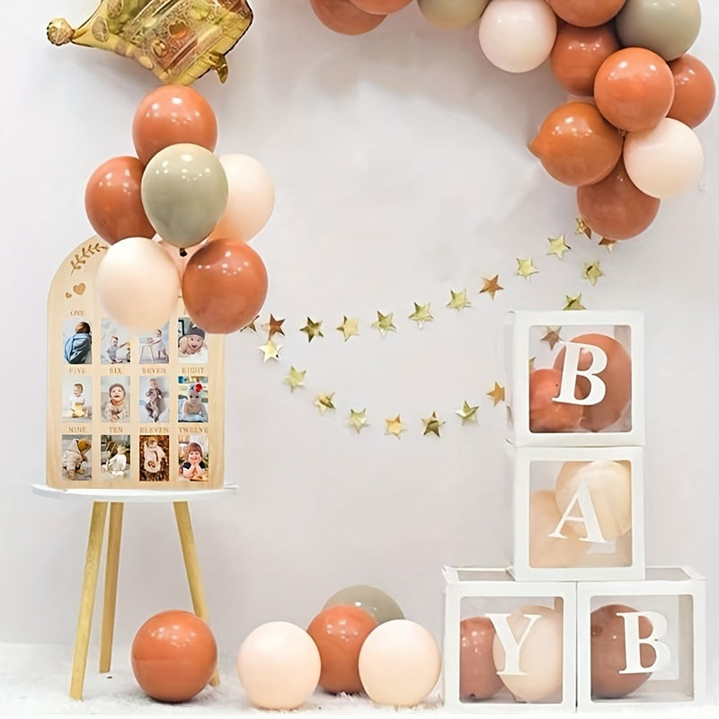 Wooden Baby Milestone Frame for Boys and Girls First Year Photo Display
