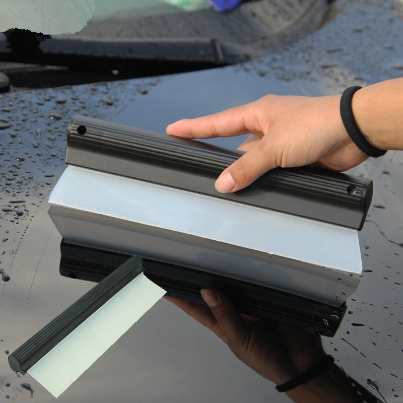 Raspador de agua de silicona para limpiaparabrisas de coche, cuchilla de secado, herramienta de raspado