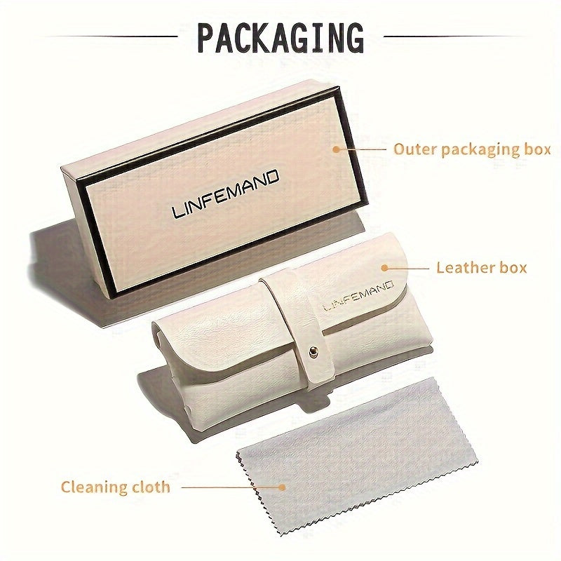 Frameless Gradient Fashion Eyeglasses with Pearl Flower Decoration for Men Women PC Lens Plastic Frame