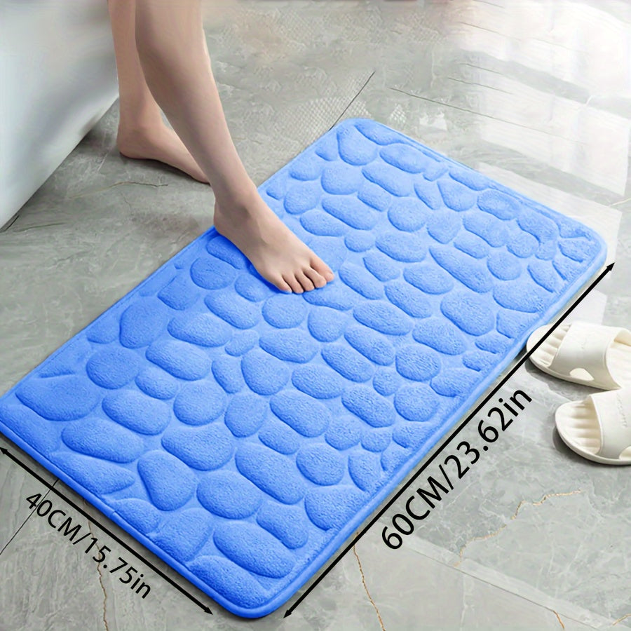 Zarif tosh naqshli poliester hammom matosi, yuqori zichlikdagi ko'pik, sirpanmaydigan to'qima dizayni. Hammom, dush, hammom bezaklari uchun juda singdiruvchi va yumshoq qulaylik.