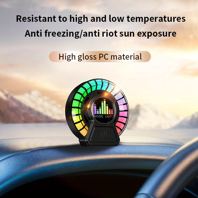 Car Aromatherapy Light with Voice Control and Multi-Mode Ambiance for Car Decoration and Air Freshening