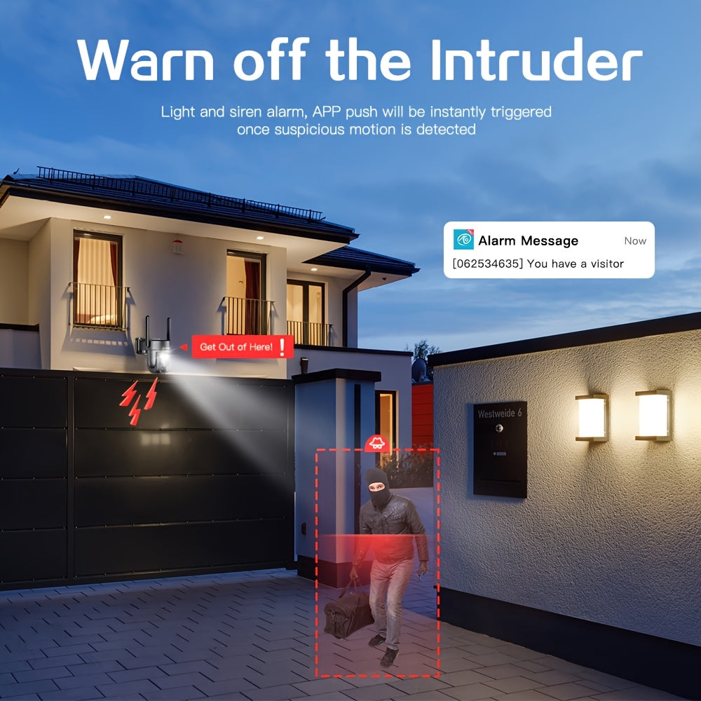 Wireless Cellular Security Camera with Solar Power 3G/4G LTE Night Vision Motion Detection