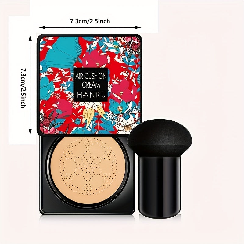 Crema de base nutritiva e hidratante con esponja de aire con setas para mujer